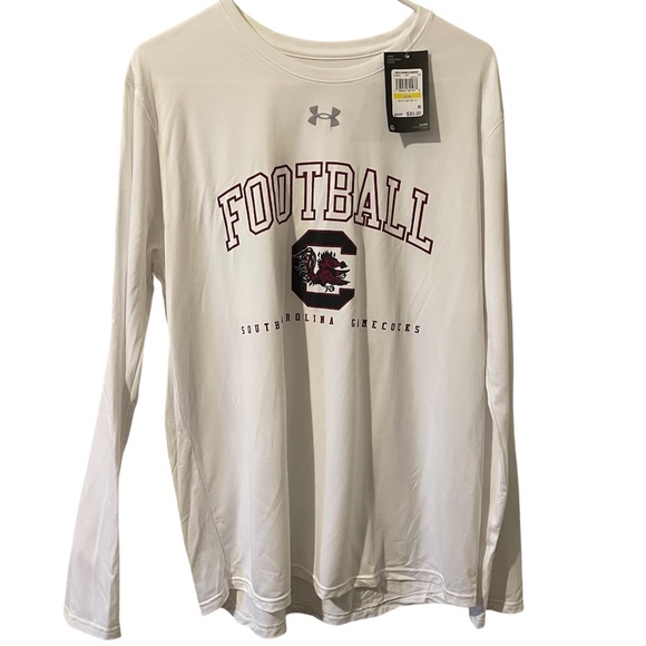 Unisex Under Armour South Carolina Gamecocks Football Performance Long Sleeve - Picture 1 of 6